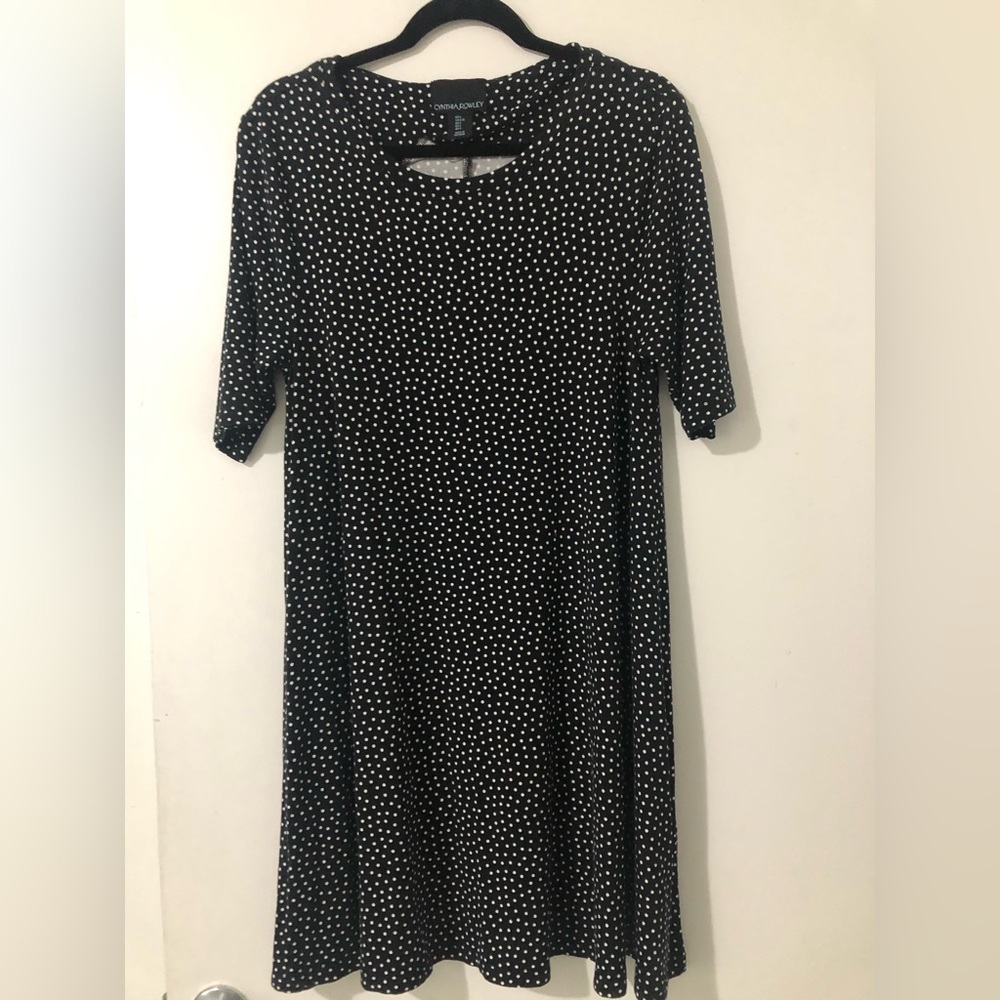 Dress color black size L, brand Cynthia Rowley